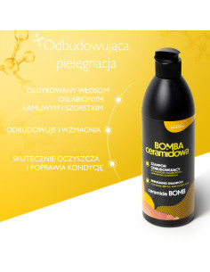 BOMBA CERAMIDOWA obnovujúci šampón na oslabené a drsné vlasy 500 ml 2