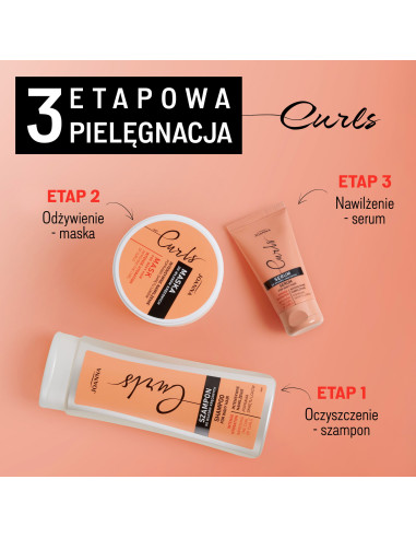 JOANNA CURLS šampón na kučeravé vlasy 300 ml – čistenie, hydratácia a kučery