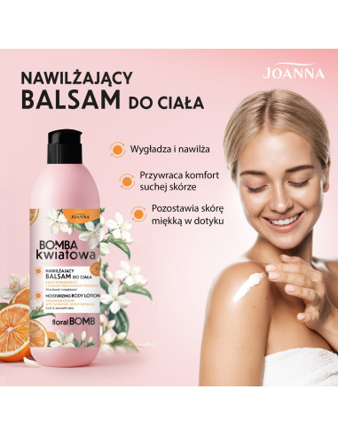 BOMBA KWIATOWA hydratační tělový balzám Pomerančový květ 500 g