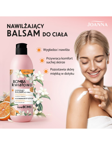 BOMBA KWIATOWA hydratačný telový balzam Pomarančový kvet 500 g