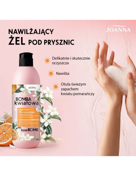 Hidratáló tusfürdő Orange Blossom | hialuronsavval