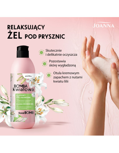 Relaxační sprchový gel Lilia - hydratační a jemná péče