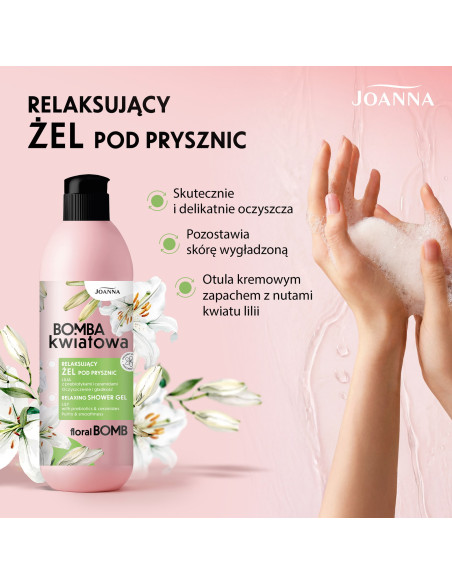 Relaxačný sprchový gél Lilia - hydratačná a jemná starostlivosť