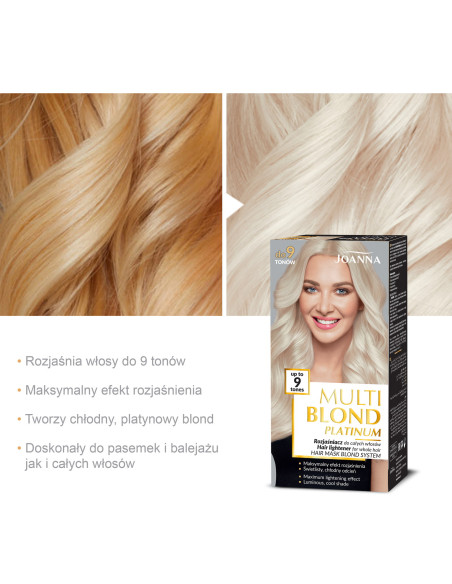 MULTI BLOND PLATINUM világosító minden hajra 9 tónusig