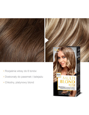 MULTI BLOND SUPER rozjasňovač pro melír a balayage 5-6 tónů