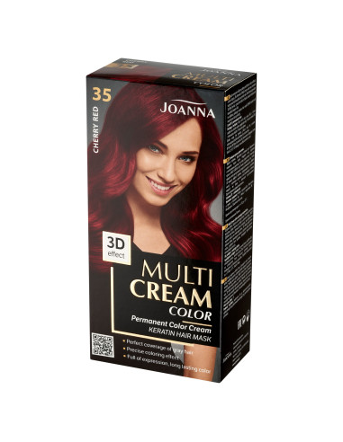 Joanna Multi Cream Color Cherry červená farba na vlasy 35