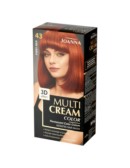 Joanna Multi krémszín Hajszín lángvörös 43