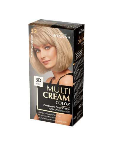 Joanna Multi Cream Color Hajszín platina szőke 32