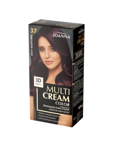 Joanna Multi Cream Color Hajszín lédús padlizsán 37