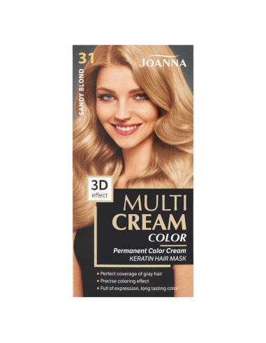 Joanna Multi Cream Color Sandy blond farba na vlasy 31