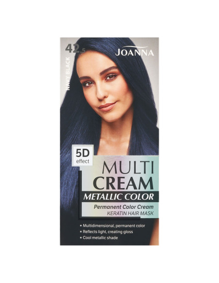 Joanna Multi Cream Metallic Color Hajszín sötétkék fekete 42,5