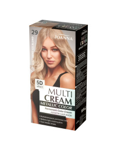 Joanna Multi Cream Metallic Color Farba na vlasy veľmi svetlá snehová blond 29 2