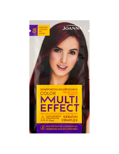 MULTI EFFECT COLOR színező sampon 06 Cseresznyepiros