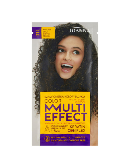 MULTI EFFECT színes Színező sampon Kávébarna /011/