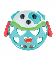 Canpol babies interaktívna hračka s hrkálkou zelený medvedík