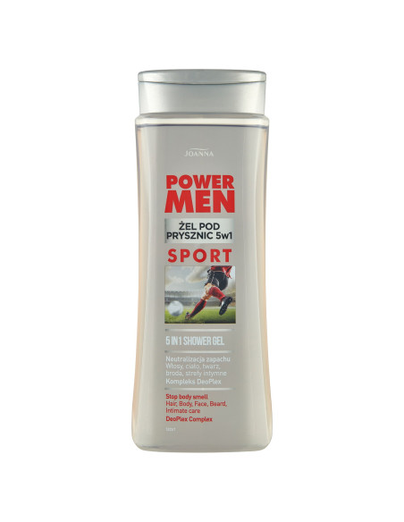 POWER MEN Tusfürdő 5 az 1-ben SPORT DeoPlex 300ml