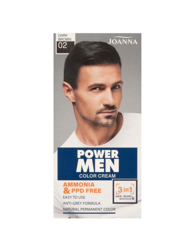 POWER MEN farba Paint 02 Tmavo hnedá