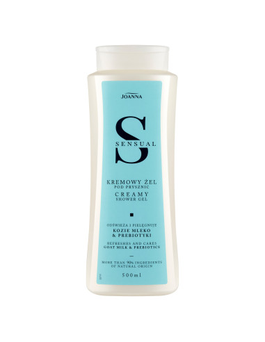Joanna Sensual Creamy sprchový gél kozie mlieko & prebiotiká 500 ml