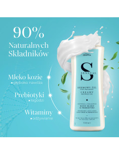 Joanna Sensual Creamy sprchový gel kozí mléko & prebiotika 500 ml 2
