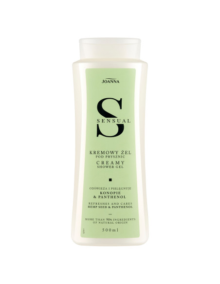 Joanna Sensual Creamy tusfürdő kenderrel és panthenollal 500 ml