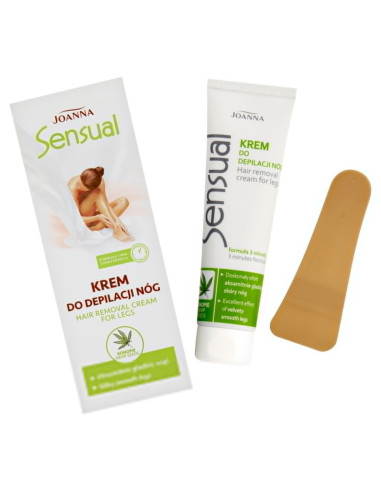 SENSUAL depilační krém na nohy s konopným extraktem 100 g