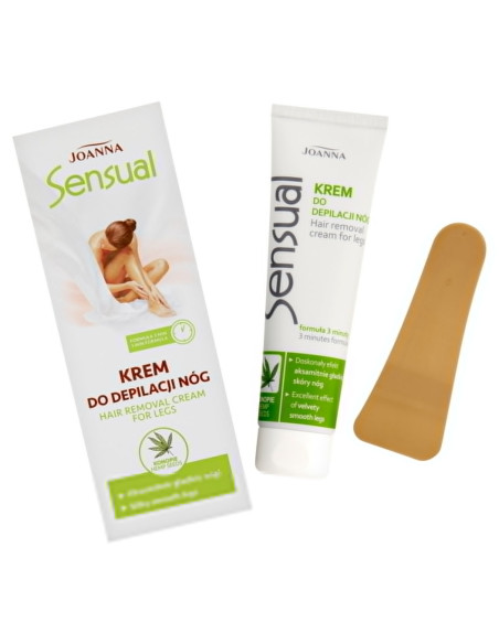 SENSUAL szőrtelenítő krém lábakra kenderkivonattal 100 g
