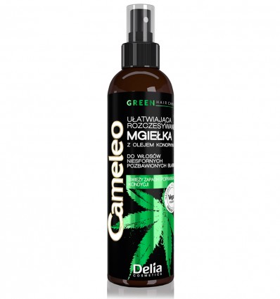 Delia Cameleo Green Mist na rozčesávanie vlasov s konopným olejom 200 ml