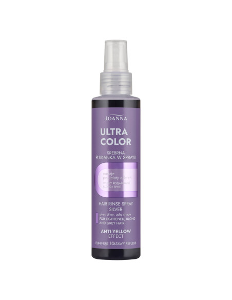 Strieborný oplachovací sprej ULTRA Color – studené blond a sivé vlasy | 100% lesk