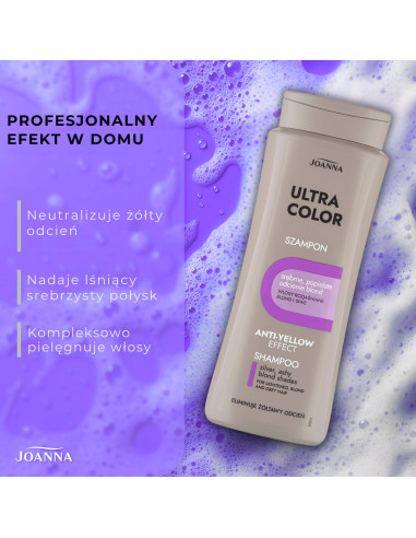 ULTRA COLOR sampon ezüstszőke árnyalatokhoz 400 ml