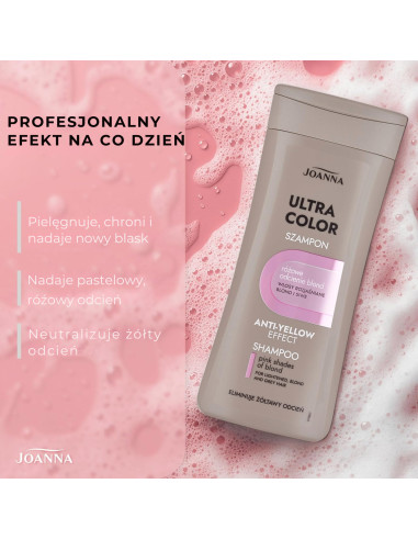 ULTRA Pink Blonde Shampoo 200 ml – pre blond a šedivé vlasy | Tónovanie, Proti žltým odleskom