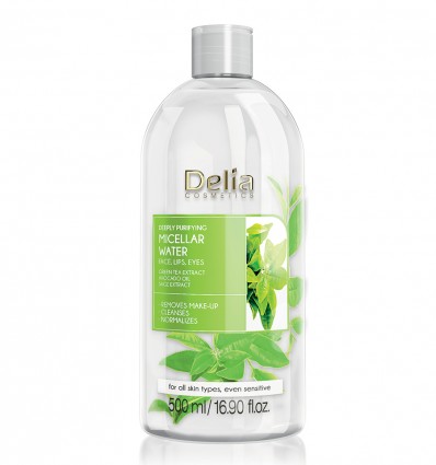 Delia Čistiaca micelárna voda so zeleným čajom 500ml