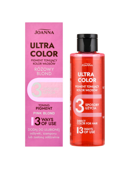 Ultra Color Pigment tónovacia ružová blond zvýrazní a osvieži farbu vlasov