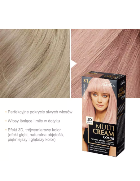 Joanna Multi Cream Color Rose szőke hajszín 31.5