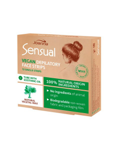 SENSUAL Depilační pásky na obličej VEGAN 12 ks