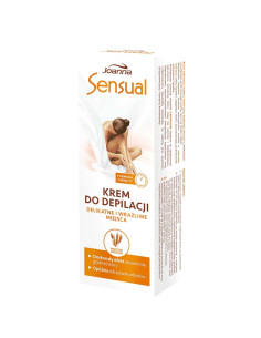 SENSUAL Krém na depiláciu citlivých miest ovsené mlieko 100 g