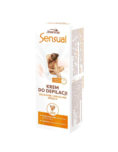 SENSUAL Krém na depilaci citlivých míst ovesné mléko 100 g